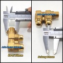 Connector Selang Angin F - 10mm Dan 12mm - Truck Isuzu Giga FVZ - FVM