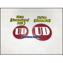 Emblem Logo UD Pintu - Truk Nissan BTX (Diameter 12.5cm)